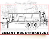 zmiany konstrukcyjne PRONAR